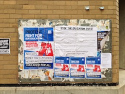 An incomplete sewries of photographic art that documents the changes on a specific notice board at Footscray Park Campus of vitoria University, hosted on tumblr.com